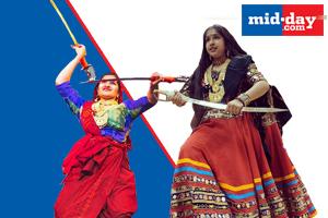 Don't try this at home! Women play 'Talvar Garba' with swords