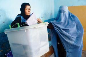 Multiple blasts hit Kabul polling centres