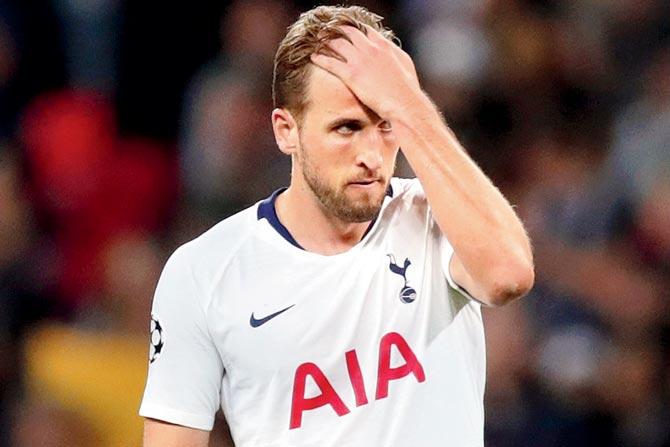 Harry Kane scored a goal for Tottenham on Wednesday