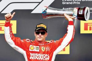 F1: Raikkonen wins race after five years, Hamilton's title delayed