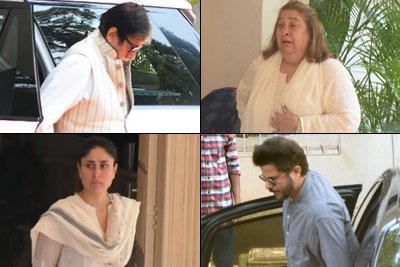 Krishna Raj Kapoor passes away: Bollywood celebs pay their last respects