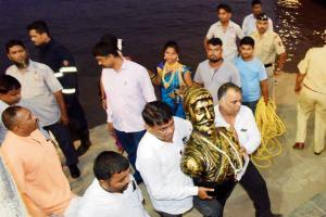 Shivaji memorial row: Mishap revives demand to move statue inland