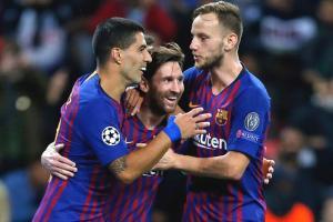 Champions League: Messi, Rakitic light up Wembley as Barca sink Spurs
