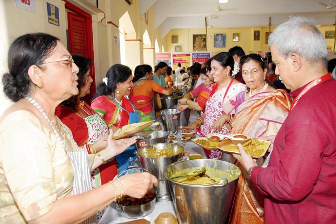 One of the highlights of every puja is the menu for its bhog, a grand feast that is usually free for all