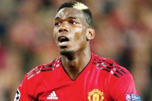 Pogba gagged after Utd's 0-0 draw with Valencia