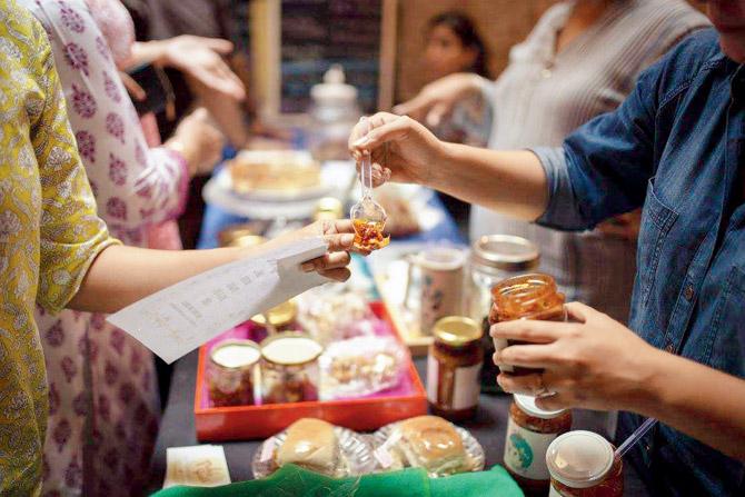 The venture at a pop-up 