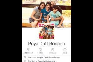Did family photo on Facebook do Priya Dutt in?