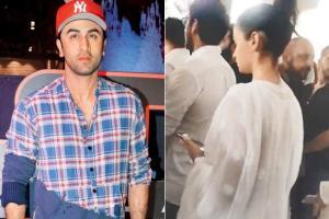 Video: Alia's FaceTime with Ranbir at Krishna Raj Kapoor's funeral