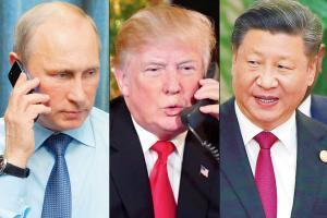 China, Russia tap dancing around Donald Trump's cellphone