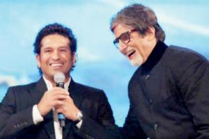 Sachin Tendulkar wishes Amitabh Bachchan on his birthday