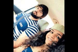 Sakshi Malik seen twinning with husband Satyawart Kadian in a car