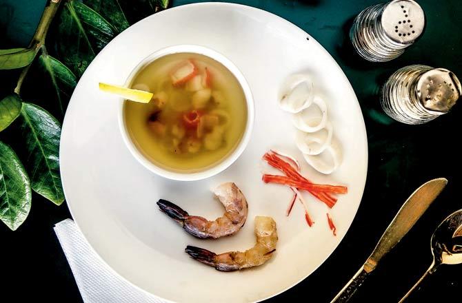 Seafood bisque 