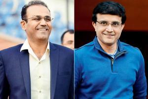 Virendra Sehwag serves Dada some humour