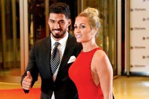 Luis Suarez and wife Sofia welcome third child Lauti