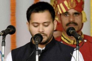 Controversy over posters of Tejaswi Yadav, rape-tainted RJD leader