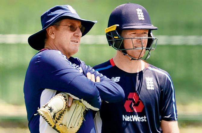 England coach Trevor Bayliss and limited overs captain Eoin Morgan