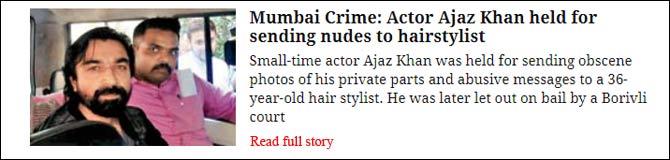 Bigg Boss fame Ajaz Khan arrested in Navi Mumbai for possession of drugs