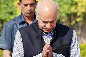 MJ Akbar  returns home, says there will be statement later