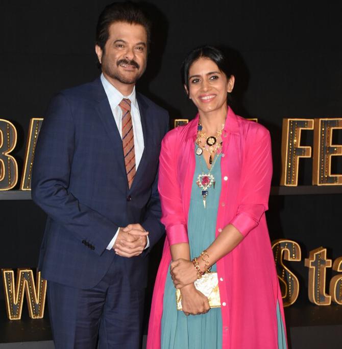Anil Kapoor and Sonali Kulkarni at 20th Jio MAMI Film Fest