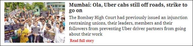 Mumbai: Ola, Uber strike on for fourth consecutive day, S3 to rescue