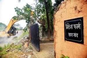 Narayan Rane's bungalow pulled down finally