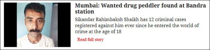 Drug peddler nabbed in Bandra