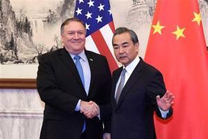 Mike Pompeo meets Chinese Foreign Minister Wang Yi