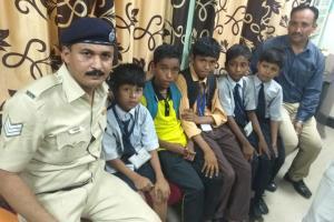 CR calls fire brigade as school boys trapped in station life