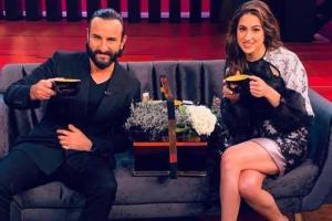 Saif Ali Khan graces couch with daughter Sara, see photo