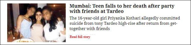 Mumbai: Post-mortem shows no foul play in Tardeo teen