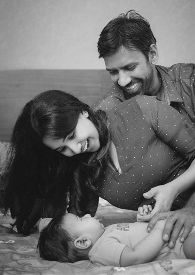 Lakshmipathy Balaji's wife Priya Thalur shared a throwback picture with her husband and child, she wrote, 'This time last year - parttttaaaaaayyy! This year - dealing with a baby who's chewing on anything he sees. 2016 - the year I no longer remain my father's pet, because one mini took over everyone's heart .It's amazing how this little live bomb has brought so much joy to our homes.Bring it on 2017, looking forward to a walking and talking baby, more sleep, some guilt free wine and a fitter self. Happy new year from our family to yours.'