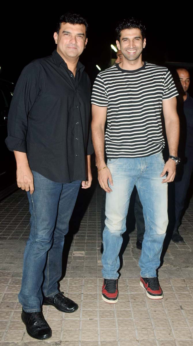 Brothers Sidharth Roy Kapur and Aditya also attended the special screening of Sui Dhaaga at a multiplex in Juhu