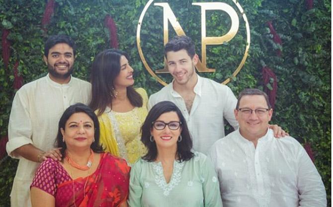 After making a lot of public appearances together, Priyanka Chopra and Nick Jonas made it official with a Roka ceremony held in Mumbai on August 17, 2018. From updating their status to 'taken' and showering his affection on the 'Future Mrs Jonas,' Nick and Priyanka left no stone unturned to make their fans swoon with their adorable images. It was not only Priyanka and Nick who were showered with all the love and affection, but Denise (Nick's mother) and Paul (Nick's father) stole the show by donning Indian attires for the Roka ceremony. The duo dancing to Indian tunes left everyone awwing at their cuteness
