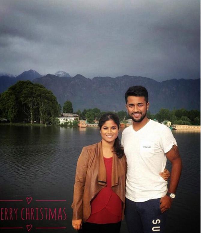 Pragyan Ojha has an eye for beautiful backdrops, we must say! Here he shared a picture with wife Karabee Baral, wishing his fans and followers a Merry Christmas. He captioned, 'Christmas is about spending time with family and friends. It's about creating happy memories that will last a lifetime. Merry Christmas to you and your family! #merrychristmas'