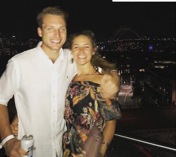 After the 'Mankading' incident there was a huge uproar in the cricket world with some supporting the incident and some criticising R Ashwin for being unsporting. Jos Buttler shared this slightly blurry (on purpose) image with Louise Buttler on New Year's, captioned, ' 2017 you were an unforgettable magical blur @louisebuttler'