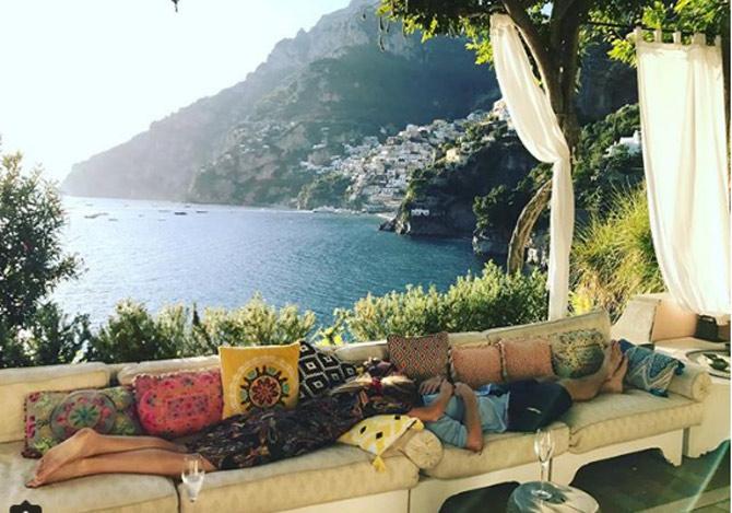 In his IPL career, Jos Buttler has played 45 matches and scored 1386 runs at an average of 35.53 and strike rate of 150.81. His top score is an unbeaten 95. In picture: Jos Buttler cuddling with wife Louise during their honeymoon in picturesque Italy.