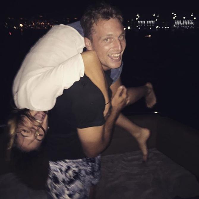 Jos Buttler was a prolific cricketer in school and was awarded Young Wisden Schools Cricketer of the Year in 2010. Jos Buttler and his wife Louise are quite the romantic and fun-loving couple and their photos on Instagram prove it. Louise Buttler shared this whacky picture of an over the top night out with Jos Buttler, she wrote, 'Hahahahahahahaha see yaaa in four weeks! @josbuttler'