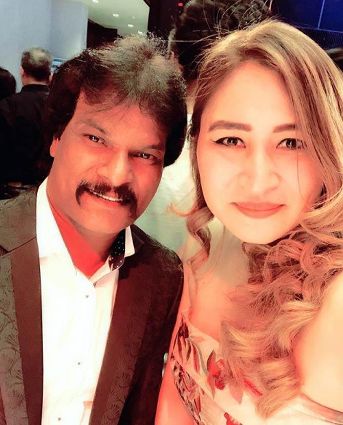 Jwala Gutta shared this pic with hockey veteran Dhanraj Pillay and captioned it: Real LEGEND... DHANRAJ PILLAI. Still remember how scared I was of him at national camps in SAI Bangalore..but still wanted to have a peek at him!!! Such a great personality ..and what a humble person.. I wish we all learn from him! #realcelebrityofsports #sportsillustratedawards #myfanmoment #hockeygreats