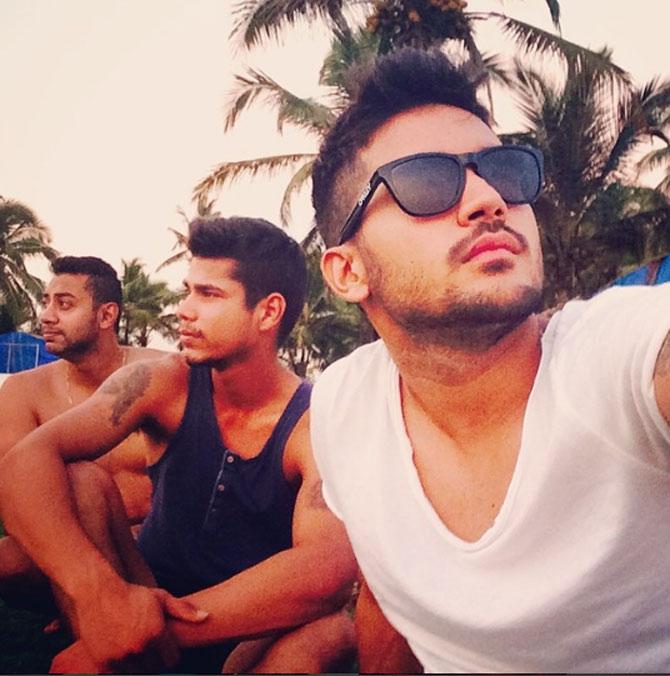 Manish Pandey was one of the costliest buys in the 2018 IPL auctions when Sunrisers Hyderabad availed his services for a huge sum of Rs 11 crore. In pic: Manish Pandey loves hanging out with his friends and posting pictures on Instagram. Here he is spotted chilling with a couple of his mates, he captioned, 'Would have been less fun without you'll :)'