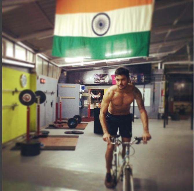 Manish Pandey is one fit lad and that is evident by this picture which he posted on India's Independence Day. He wished all of his 5,95,000 followers on Instagram a happy Independence day in 2014.