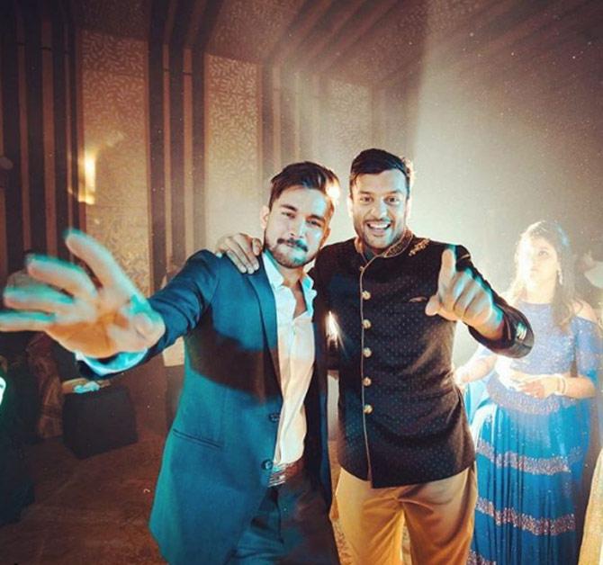 Manish Pandey posted this picture, where he is seen dancing with a friend, he captioned, 'Finishing the season on a high, congratulations brother may God bless you both! Once in a life time opportunity #stuckforlife'