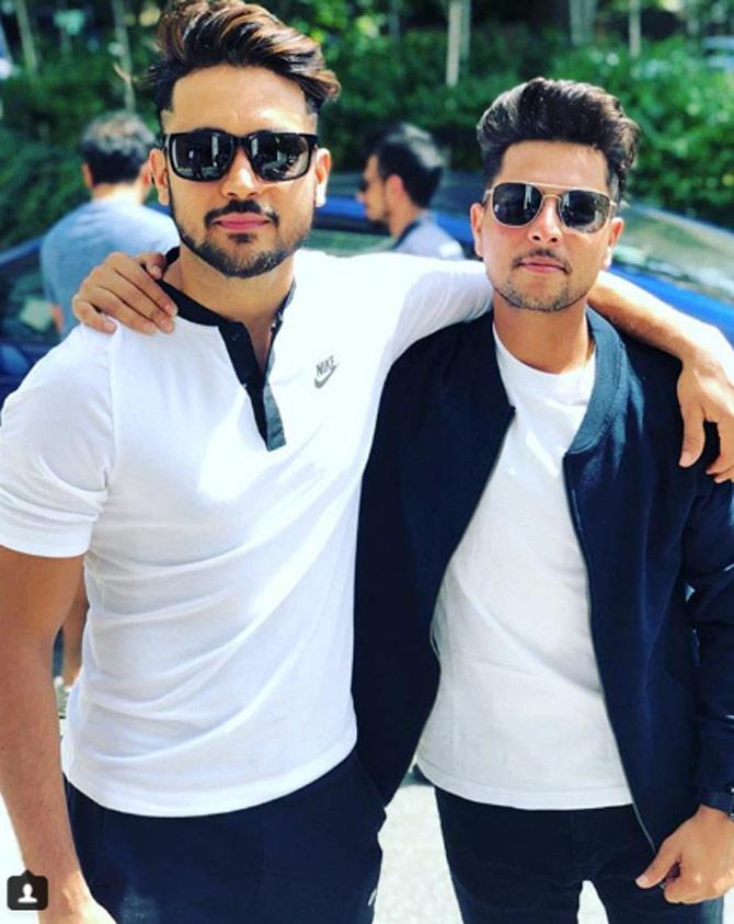 Manish Pandey spotted with India spinner Kuldeep Yadav in this picture. The friendship and camaraderie the duo shares is well know in cricketing circles