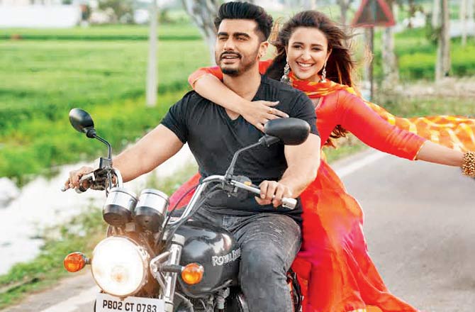 Arjun Kapoor and Parineeti Chopra in Namaste England