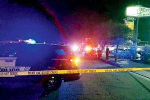 Eight shot at in apartment complex in California