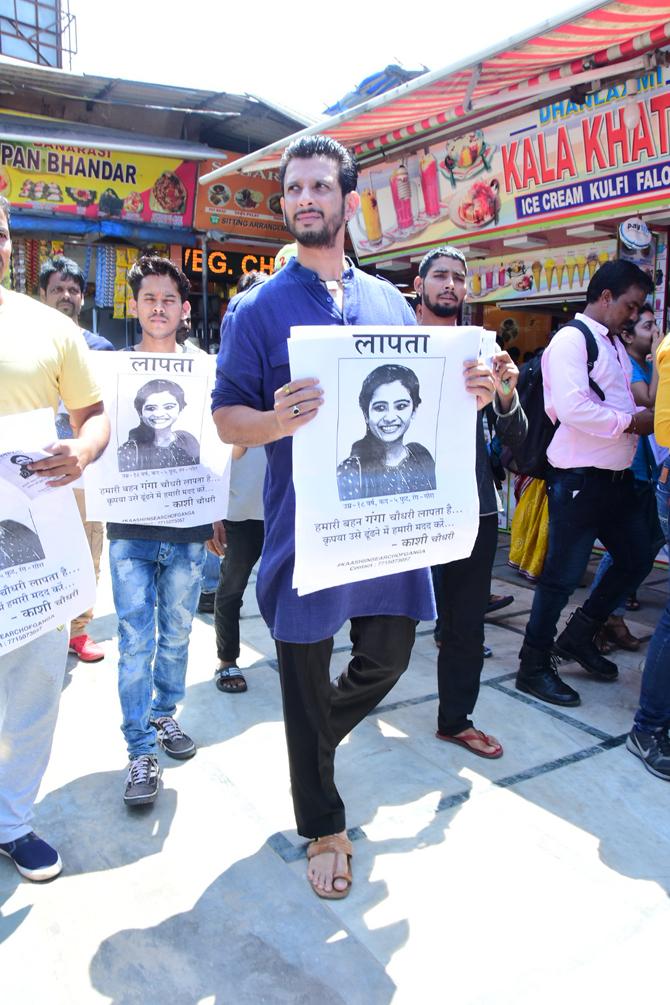 Sharman Joshi promoting his upcoming film Kaashi in search of Ganga at Versova