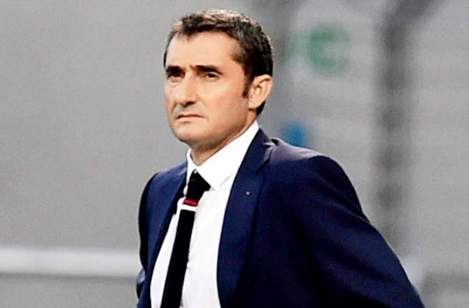 Barcelona coach Ernesto Valverde