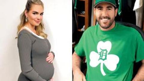 Kate Upton Struggling With Growing Boobs During Pregnancy