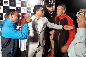 Kumite 1 League: Sparks fly as fighters size up each other