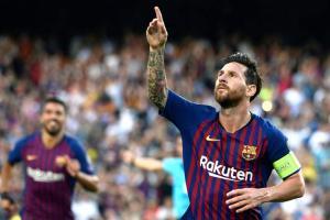Champions League: Messi scores hat-trick as Barcelona thrash PSV