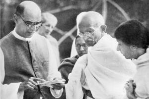 Being stalked by the Mahatma Gandhi